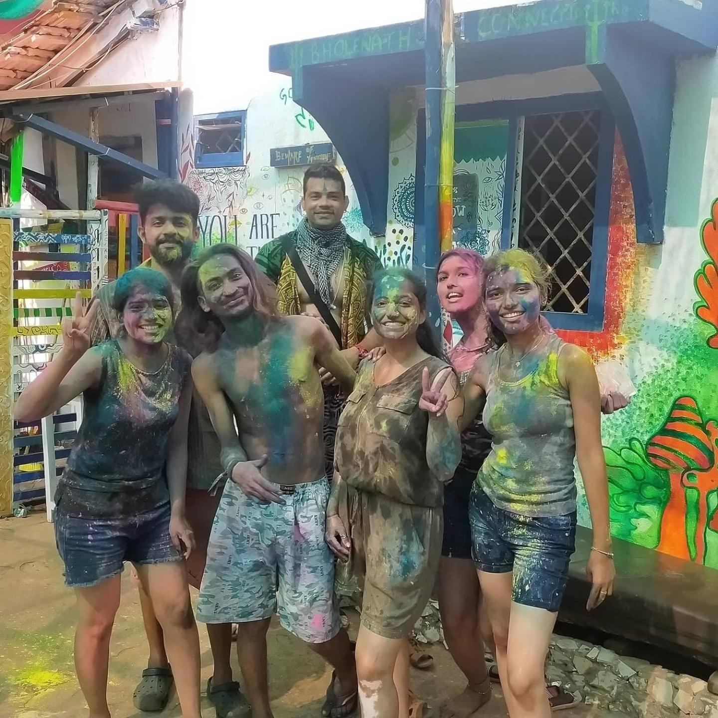 Hippie Hostel Or Goamazing Hostel أنجونا المظهر الخارجي الصورة
