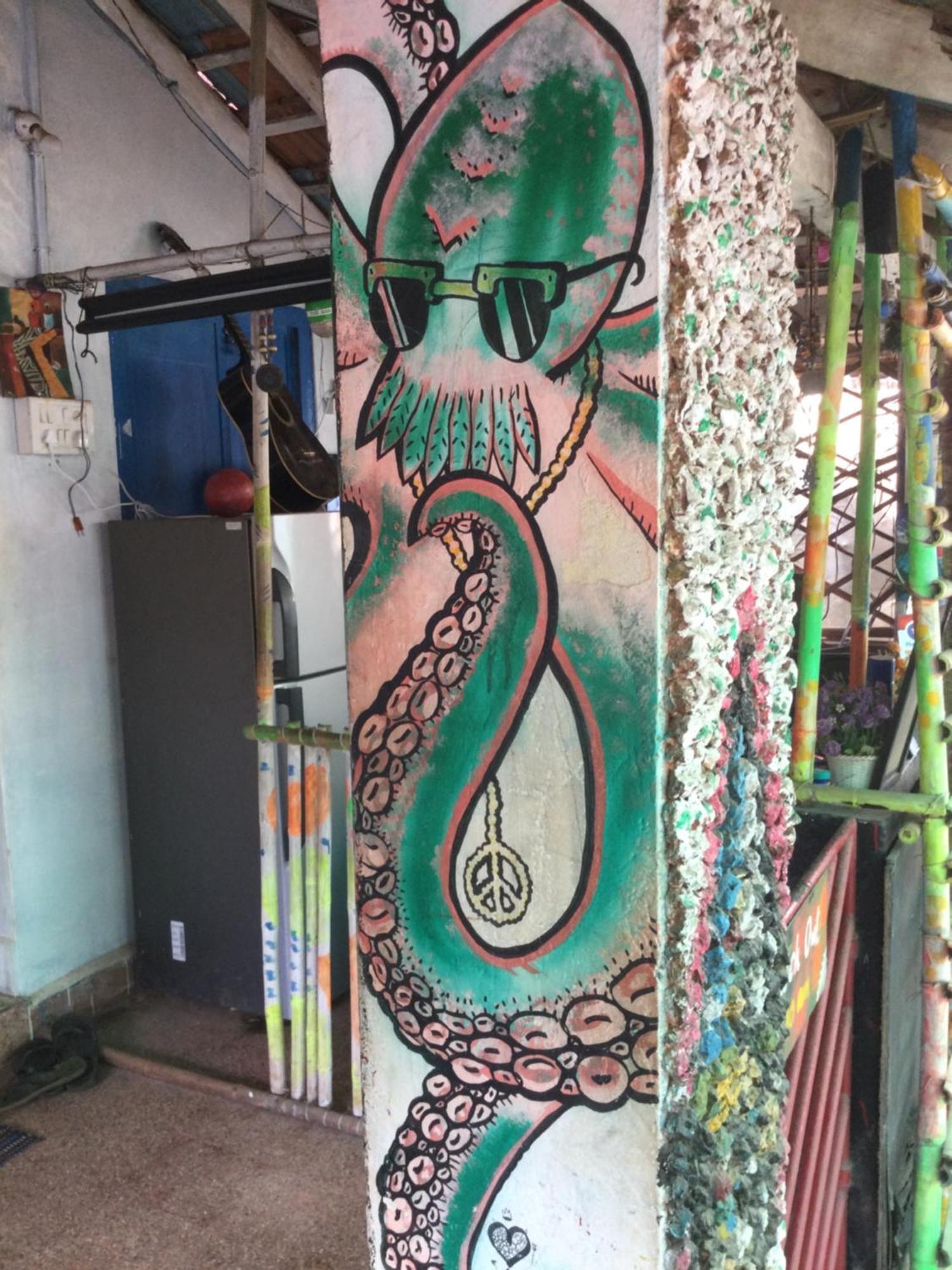 Hippie Hostel Or Goamazing Hostel أنجونا المظهر الخارجي الصورة